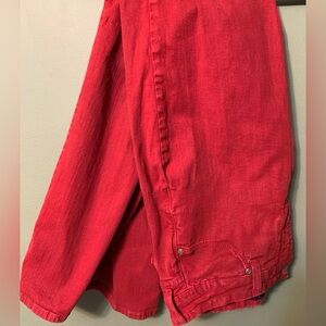 NYDJ Red Skinny Jeans Size 8 Made in USA